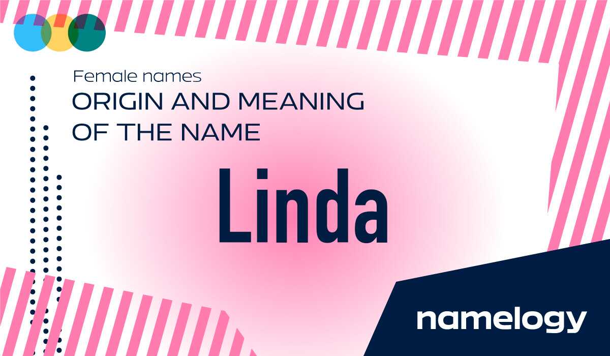 Origin and meaning of the name Linda
